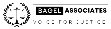 Bagel Associates Logo with Scales of Justice